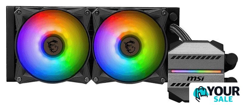 Система жидкостного охлаждения для процессора MSI MAG CoreLiquid M240 (черный) - Изображение №1 — Интернет-магазин Your Sale