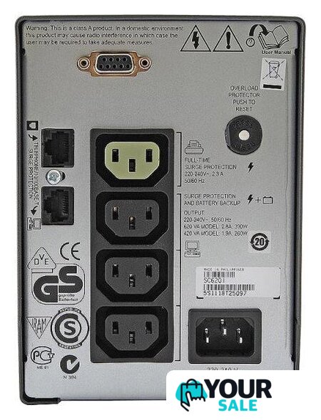 Источник бесперебойного питания APC Smart-UPS SC 620VA (SC620I) - Изображение №2 — Интернет-магазин Your Sale
