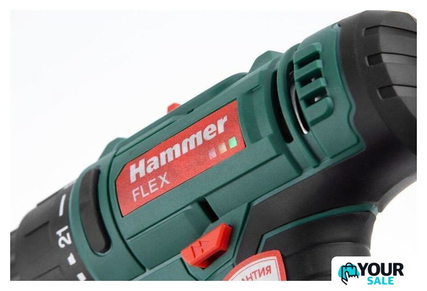 Дрель-шуруповерт Hammer Flex ACD18BS (с 2-мя АКБ, кейс) - Изображение №8 — Интернет-магазин Your Sale