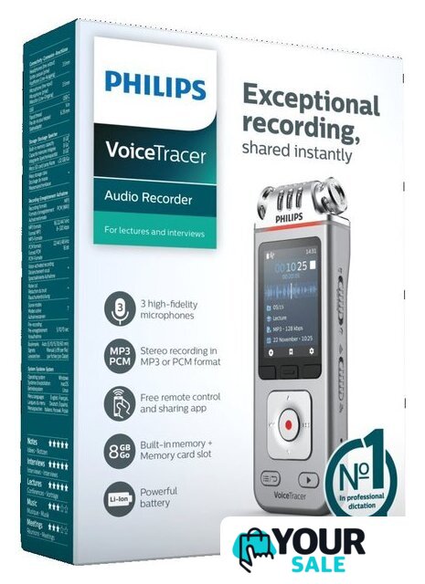 Диктофон Philips DVT4115 - Изображение №8 — Интернет-магазин Your Sale