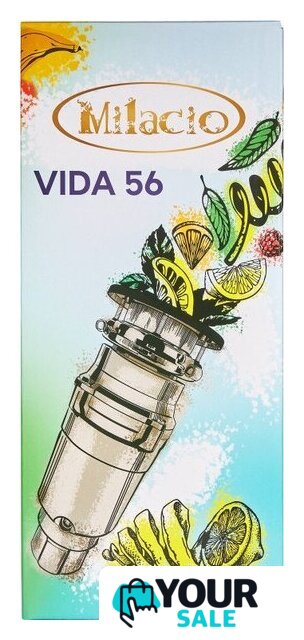 Измельчитель пищевых отходов Milacio Vida 56 MC.555056 (вороненая сталь) - Изображение №7 — Интернет-магазин Your Sale