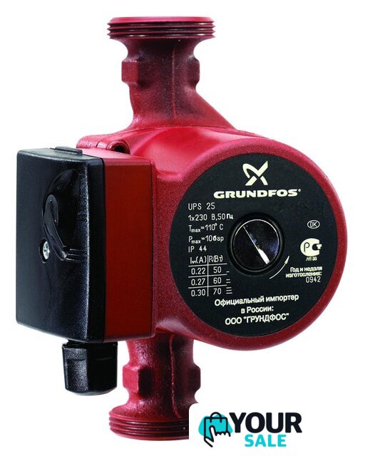 Циркуляционный насос Grundfos UPS 25-80 180 - Изображение №1 — Интернет-магазин Your Sale