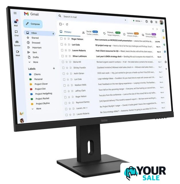 Монитор Lenovo ThinkVision E27-40 64BCMAT4EU - Изображение №3 — Интернет-магазин Your Sale