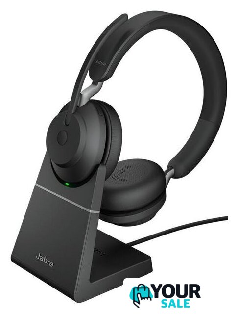 Офисная гарнитура Jabra Evolve2 65 MS Stereo USB-A Desk (черный) - Изображение №1 — Интернет-магазин Your Sale