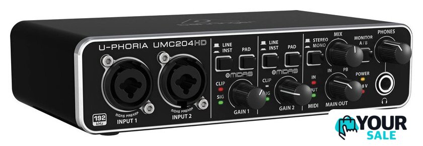  Behringer U-Phoria UMC204HD - Изображение №1 — Интернет-магазин Your Sale