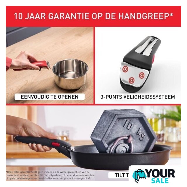 Набор сковород Tefal Ingenio Emotion L8968445 - Изображение №5 — Интернет-магазин Your Sale