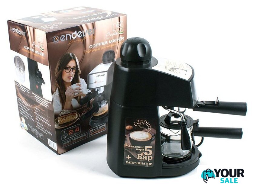 Рожковая кофеварка Endever Costa-1050 - Изображение №11 — Интернет-магазин Your Sale