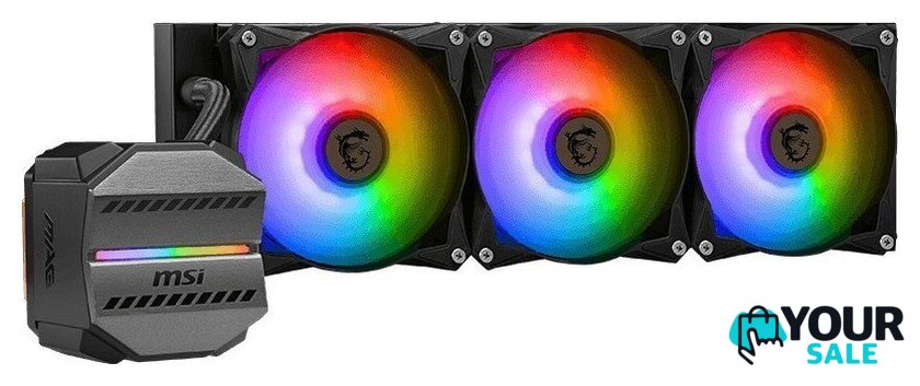Система жидкостного охлаждения для процессора MSI MAG CoreLiquid M360 (черный) - Изображение №3 — Интернет-магазин Your Sale