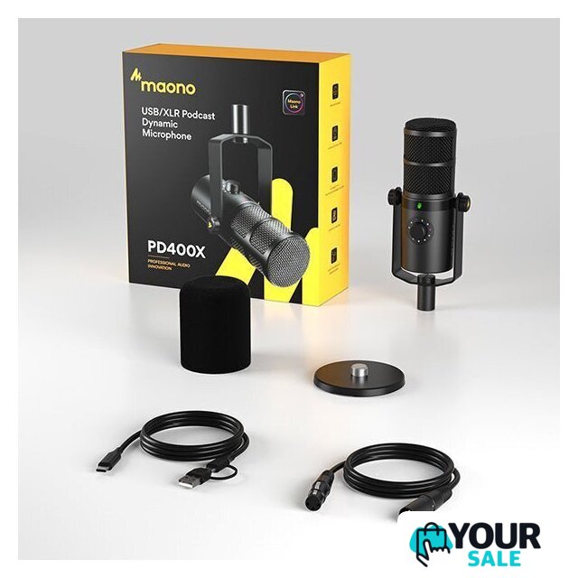 Проводной микрофон Maono PD400X - Изображение №5 — Интернет-магазин Your Sale