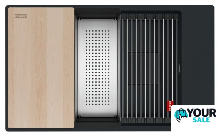 Кухонная мойка Franke Kanon KNG PRO 110-62 125.0749.672 (черный матовый) - Изображение №1 — Интернет-магазин Your Sale