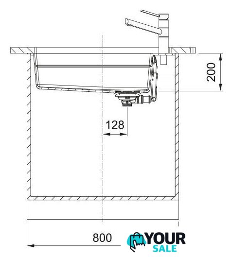 Кухонная мойка Franke Kanon KNG PRO 110-62 125.0749.672 (черный матовый) - Изображение №7 — Интернет-магазин Your Sale