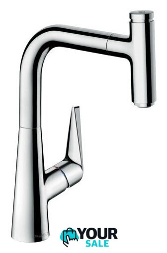 Смеситель Hansgrohe M5115-H220 73852000 (хром) - Изображение №1 — Интернет-магазин Your Sale