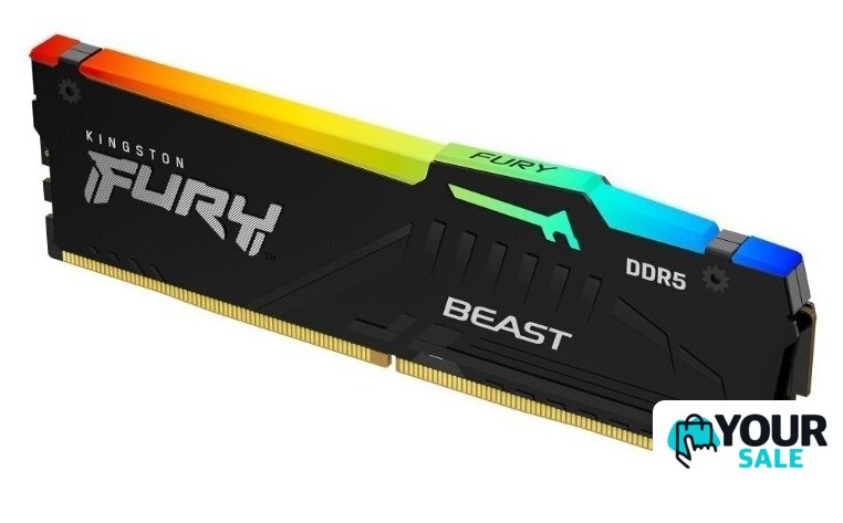 Оперативная память Kingston FURY Beast RGB 32ГБ DDR5 5200 МГц KF552C40BB2A-32 - Изображение №2 — Интернет-магазин Your Sale