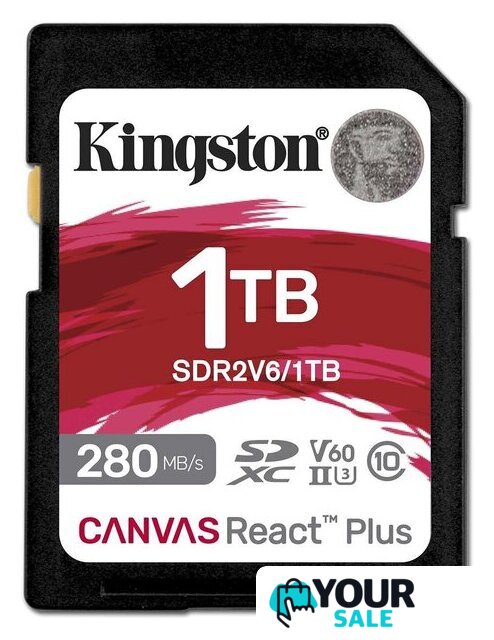 Карта памяти Kingston Canvas React Plus SDXC 1TB SDR2V6/1TB - Изображение №1 — Интернет-магазин Your Sale