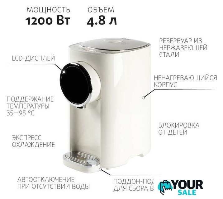 Термопот Endever Altea 2065 - Изображение №3 — Интернет-магазин Your Sale