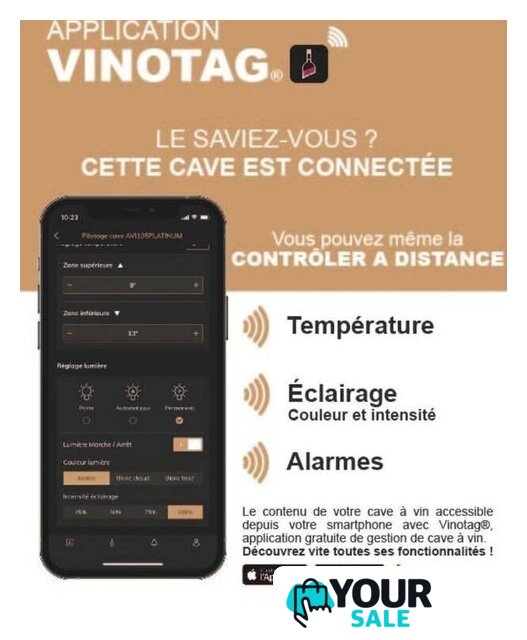 Винный шкаф Avintage AVU50PLATINUM - Изображение №41 — Интернет-магазин Your Sale