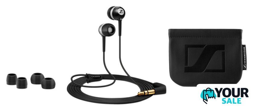 Наушники Sennheiser CX 300 II Precision (черный) - Изображение №3 — Интернет-магазин Your Sale
