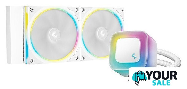 Система жидкостного охлаждения для процессора DeepCool LE240 PRO WH R-LE240PRO-WHAMMC-G-1 - Изображение №1 — Интернет-магазин Your Sale