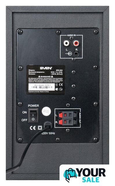 Акустика SVEN SPS-820 (черный) - Изображение №3 — Интернет-магазин Your Sale