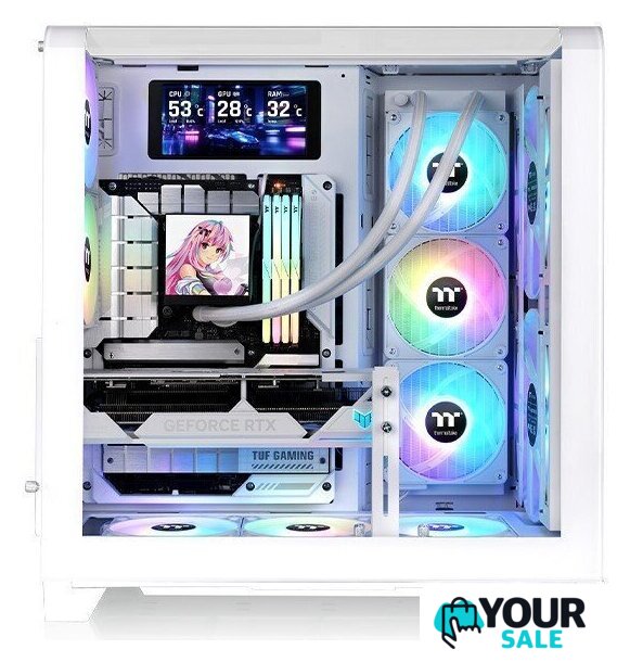 Корпус Thermaltake View 390 Air Snow CA-11F-00M6WN-00 - Изображение №2 — Интернет-магазин Your Sale