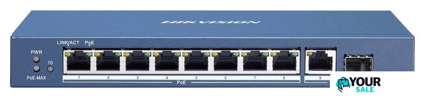 Неуправляемый коммутатор Hikvision DS-3E0510P-E/M - Изображение №1 — Интернет-магазин Your Sale