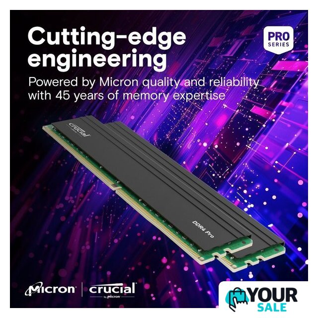 Оперативная память Crucial Pro 16ГБ DDR4 3200 МГц CP16G4DFRA32A - Изображение №6 — Интернет-магазин Your Sale