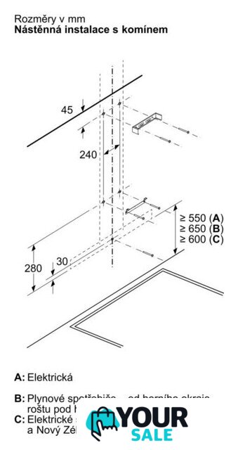 Кухонная вытяжка Bosch Serie 2 DWB63BC60 - Изображение №13 — Интернет-магазин Your Sale