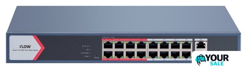 Настраиваемый коммутатор iFlow F-SW-EM418POE-VM/L - Изображение №1 — Интернет-магазин Your Sale