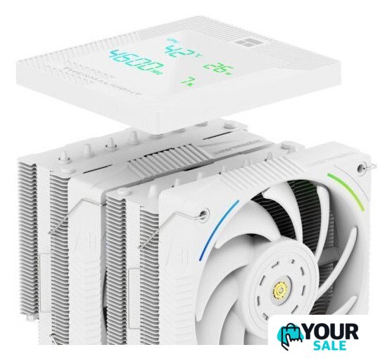 Кулер для процессора Thermalright Phantom Spirit 120 Digital SNOW (белый) - Изображение №2 — Интернет-магазин Your Sale