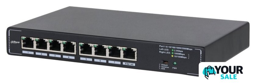 Неуправляемый коммутатор Dahua DH-SMG1008 - Изображение №2 — Интернет-магазин Your Sale