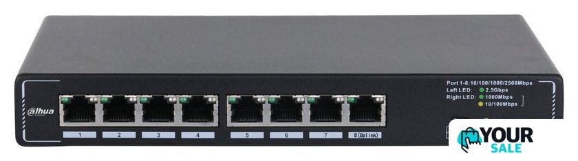 Неуправляемый коммутатор Dahua DH-SMG1008 - Изображение №1 — Интернет-магазин Your Sale