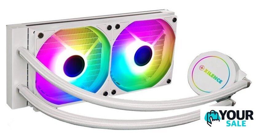 Система жидкостного охлаждения для процессора Xilence Performance A+ LiQuRizer LQ240 White ARGB XC974 - Изображение №1 — Интернет-магазин Your Sale