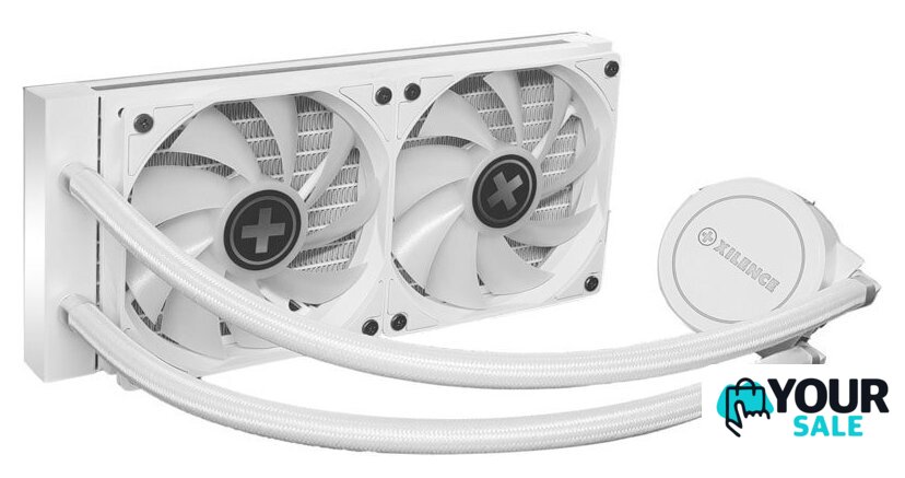 Система жидкостного охлаждения для процессора Xilence Performance A+ LiQuRizer LQ240 White ARGB XC974 - Изображение №2 — Интернет-магазин Your Sale