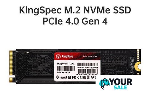 SSD KingSpec PCle 4.0 XF Series 512GB - Изображение №2 — Интернет-магазин Your Sale