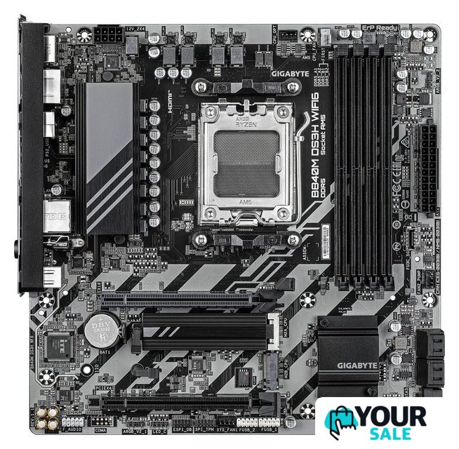 Материнская плата Gigabyte B840M DS3H WiFi6 - Изображение №1 — Интернет-магазин Your Sale