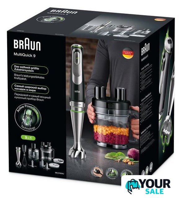 Погружной блендер Braun Multiquick 9 MQ9195XLI - Изображение №11 — Интернет-магазин Your Sale