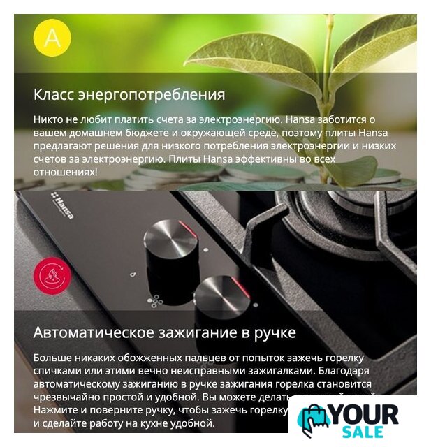 Кухонная плита Hansa FCMW59329 - Изображение №13 — Интернет-магазин Your Sale