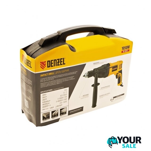 Ударная дрель Denzel ID-1050-2 - Изображение №9 — Интернет-магазин Your Sale