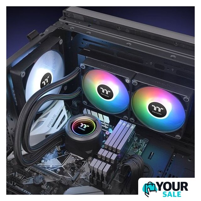 Система жидкостного охлаждения для процессора Thermaltake TH240 V2 ARGB CL-W361-PL12SW-A - Изображение №5 — Интернет-магазин Your Sale