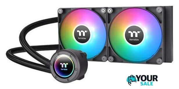 Система жидкостного охлаждения для процессора Thermaltake TH240 V2 ARGB CL-W361-PL12SW-A - Изображение №1 — Интернет-магазин Your Sale
