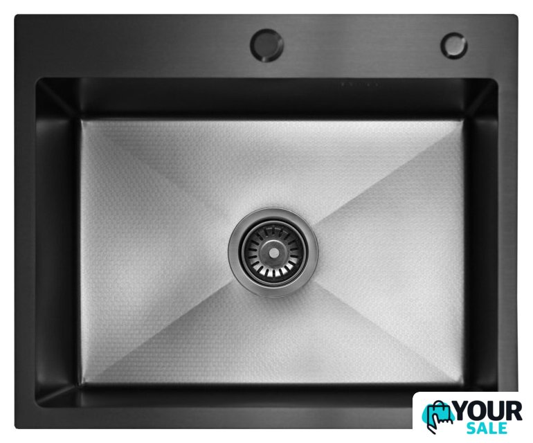 Кухонная мойка Blantek FS-5848HN Honeycomb Nano black ECO (+501F40-B) - Изображение №1 — Интернет-магазин Your Sale