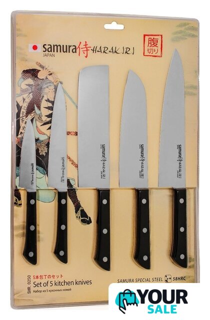 Набор ножей Samura Harakiri SHR-0250B - Изображение №7 — Интернет-магазин Your Sale