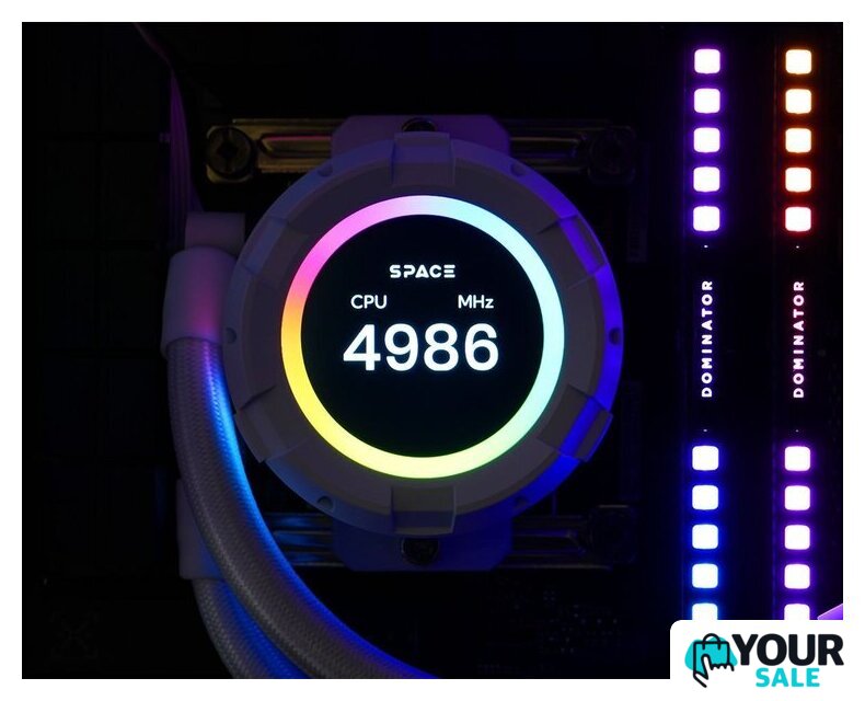 Система жидкостного охлаждения для процессора ID-Cooling Space SL360 XE WHITE - Изображение №10 — Интернет-магазин Your Sale