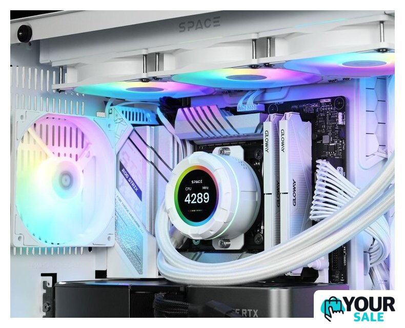 Система жидкостного охлаждения для процессора ID-Cooling Space SL360 XE WHITE - Изображение №11 — Интернет-магазин Your Sale