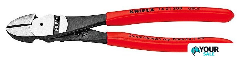 Кусачки боковые (бокорезы) Knipex KN-7401180 - Изображение №1 — Интернет-магазин Your Sale