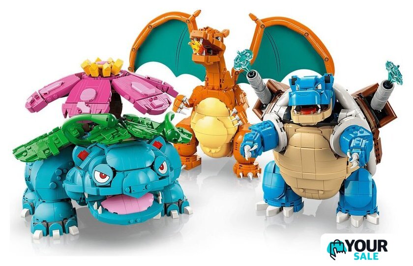 Конструктор LEGO Pokemon 72153 Венузавр, Чаризард и Бластойз - Изображение №3 — Интернет-магазин Your Sale