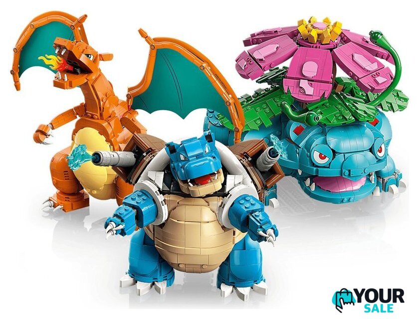 Конструктор LEGO Pokemon 72153 Венузавр, Чаризард и Бластойз - Изображение №4 — Интернет-магазин Your Sale