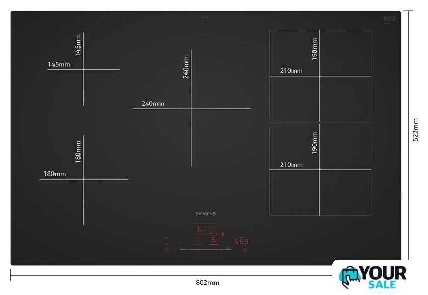 Варочная панель Siemens iQ500 ED81AHWB1E - Изображение №5 — Интернет-магазин Your Sale