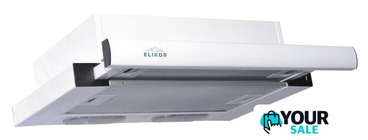 Кухонная вытяжка Elikor Интегра 50П-400-В2Л (белый) (840674) - Изображение №1 — Интернет-магазин Your Sale