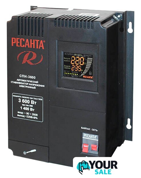 Стабилизатор напряжения Ресанта СПН-3600 - Изображение №1 — Интернет-магазин Your Sale